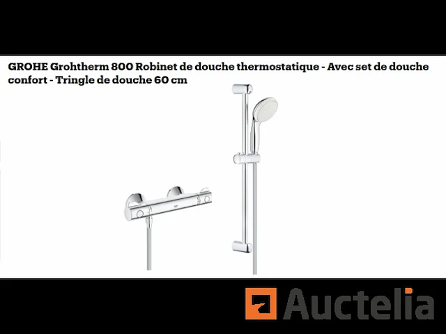 Grohe grohtherm 800 thermostatische mengkraan - afbeelding 1 van  1