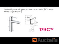 Grohe lineare wastafelmengkraan - afbeelding 1 van  1