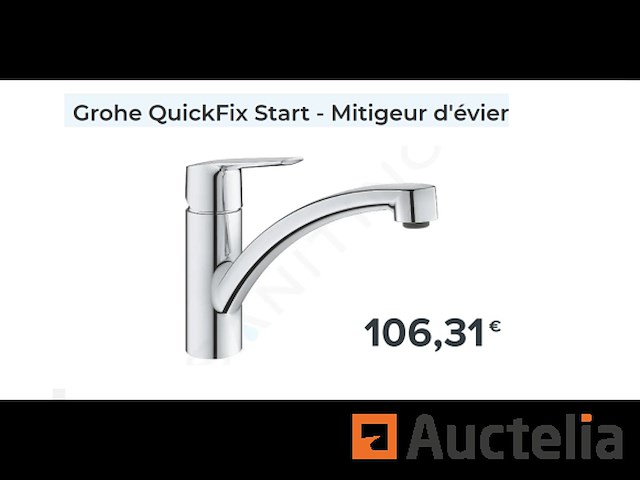 Grohe quickfix start gootsteen keukenmixer kraan - afbeelding 1 van  3