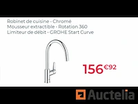 Grohe start curve uittrekbare keukenkraan - afbeelding 1 van  3