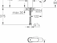 Grohe wastafelmengkraan - afbeelding 2 van  2