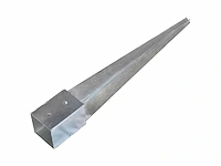 Grond piketten - zilver - gegalvaniseerd staal (x6) - afbeelding 4 van  6