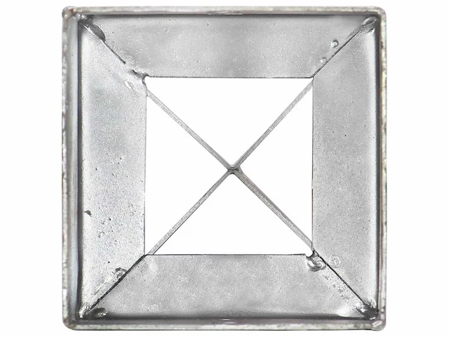 Grond piketten - zilver - gegalvaniseerd staal (x6) - afbeelding 5 van  6