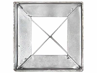 Grond piketten - zilver - gegalvaniseerd staal (x6) - afbeelding 5 van  6