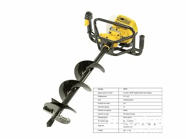 Grondboor machine - afbeelding 1 van  5