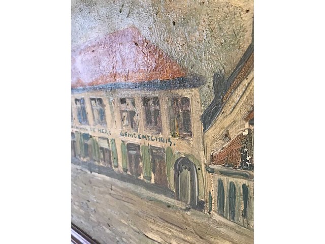 Groot historisch schilderij oostrozebeke juliaan severin 1927 - afbeelding 9 van  28