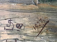 Groot historisch schilderij oostrozebeke juliaan severin 1927 - afbeelding 10 van  28