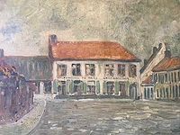 Groot historisch schilderij oostrozebeke juliaan severin 1927 - afbeelding 3 van  28