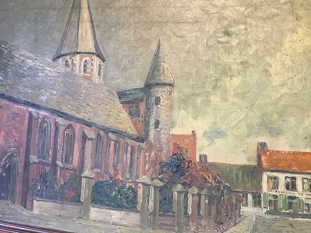 Groot historisch schilderij oostrozebeke juliaan severin 1927 - afbeelding 4 van  28