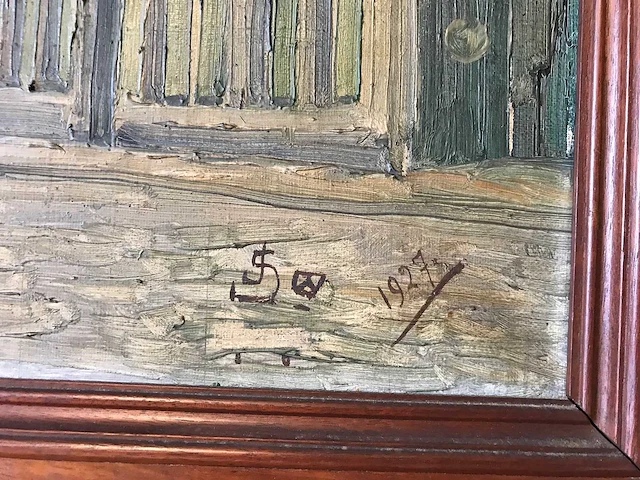 Groot historisch schilderij oostrozebeke juliaan severin 1927 - afbeelding 27 van  28
