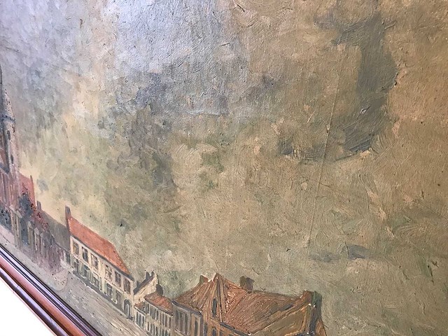 Groot historisch schilderij oostrozebeke juliaan severin 1927 - afbeelding 6 van  28