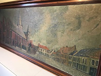 Groot historisch schilderij oostrozebeke juliaan severin 1927 - afbeelding 25 van  28