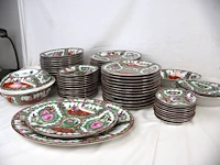 Groot lot chinees servies - afbeelding 6 van  10