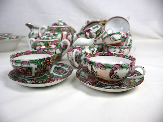Groot lot chinees servies - afbeelding 7 van  10