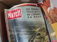 Groot lot oude paris match (zonder bananendoos) - afbeelding 2 van  4