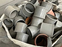 Groot lot pvc rioleringsbuizen & hulpstukken (+700st.) - afbeelding 14 van  16