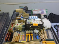 Groot lot schildergerief