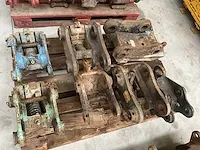 Groot lot snelwissels minikraan compleet met onderdelen. - afbeelding 4 van  15