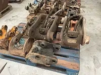 Groot lot snelwissels minikraan compleet met onderdelen. - afbeelding 9 van  15