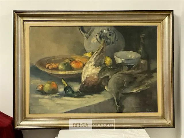 Groot olieverfschilderij jeannot peeters - afbeelding 4 van  10
