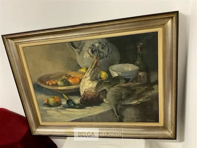 Groot olieverfschilderij jeannot peeters - afbeelding 5 van  10