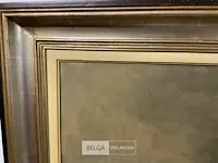 Groot olieverfschilderij jeannot peeters - afbeelding 6 van  10