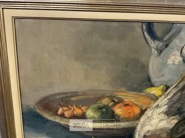 Groot olieverfschilderij jeannot peeters - afbeelding 7 van  10