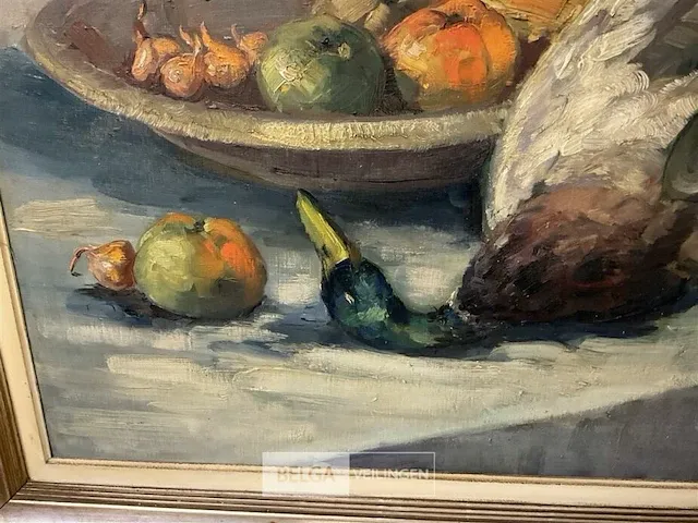 Groot olieverfschilderij jeannot peeters - afbeelding 10 van  10