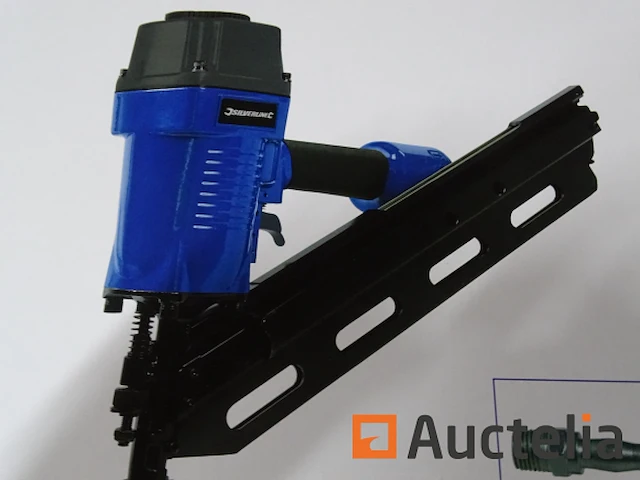 Groot pneumatisch frame spijkermachine 90 mm silverline - afbeelding 2 van  4