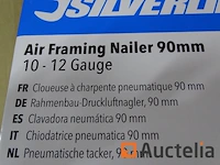 Groot pneumatisch frame spijkermachine 90 mm silverline - afbeelding 4 van  4