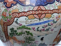 Groote chinese vaas vv deksel h 52 - afbeelding 2 van  5