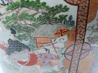Groote chinese vaas vv deksel h 52 - afbeelding 3 van  5