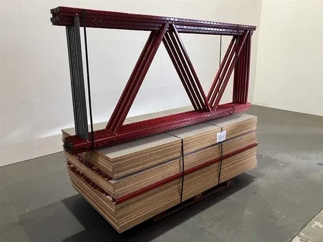 Grootvakstelling lengte 10330 mm, hoogte 2400 mm, diepte 1000 mm, 5 niveaus, occasie - afbeelding 1 van  4