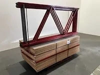 Grootvakstelling lengte 10330 mm, hoogte 2400 mm, diepte 1000 mm, 5 niveaus, occasie - afbeelding 1 van  4