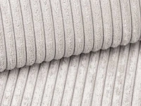 Grote beige corduroy rechter hoekbank - afbeelding 4 van  4