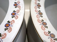 Grote decoratieve bloempot (x2) - afbeelding 3 van  4