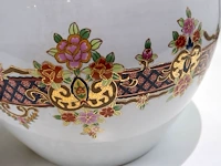 Grote decoratieve bloempot (x2) - afbeelding 4 van  4