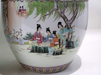 Grote decoratieve bloempot (x3) - afbeelding 4 van  5