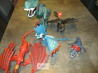 Grote draken en dino - afbeelding 1 van  5