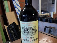 Grote fles rode wijn chateau grands champs(saint-emilion grand cru) 3 liters - afbeelding 1 van  6