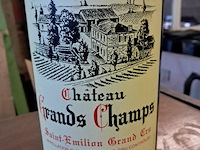 Grote fles rode wijn chateau grands champs(saint-emilion grand cru) 3 liters - afbeelding 5 van  6