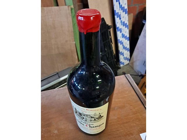 Grote fles rode wijn chateau grands champs(saint-emilion grand cru) 3 liters - afbeelding 6 van  6