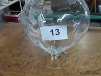 Grote glazen vaas h 40cm - afbeelding 3 van  3