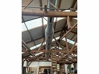 Grote houtbrander/verbrandingsoven nn met afvoerbuis - afbeelding 8 van  21