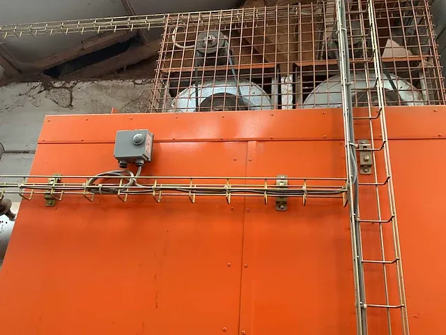 Grote houtbrander/verbrandingsoven nn met afvoerbuis - afbeelding 20 van  21