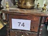 Grote houten koffiemolen - afbeelding 2 van  3