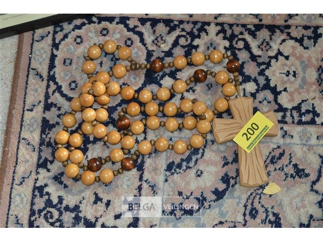 Grote houten paternoster - afbeelding 1 van  2