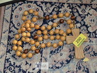 Grote houten paternoster - afbeelding 1 van  2