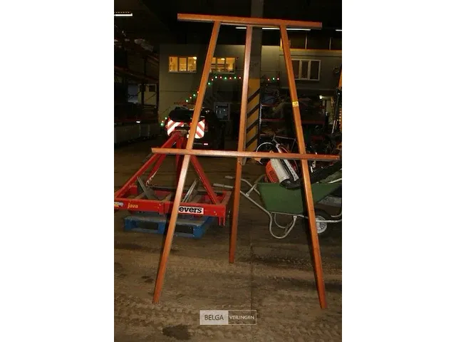 Grote houten schildersezel - afbeelding 2 van  5