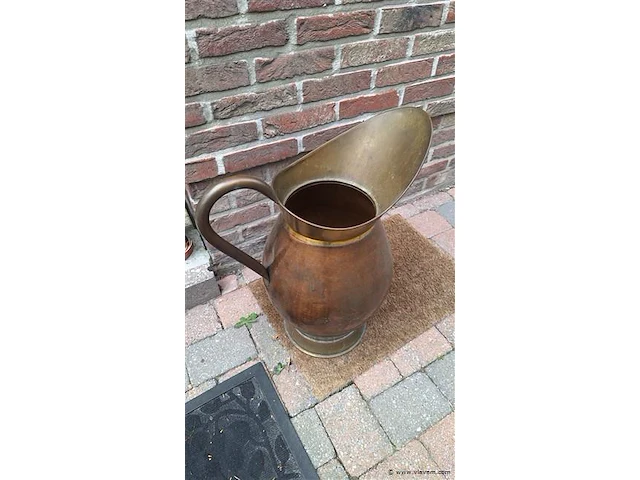 Grote koperen kan - afbeelding 2 van  3